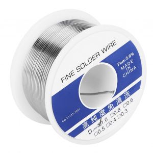 XYONG Lot de 2 fils d'etain de 1,0 mm, 100 g, noyau de colophane, outils de soudage electrique pour ordinateurs, telephones et entretien - Neuf