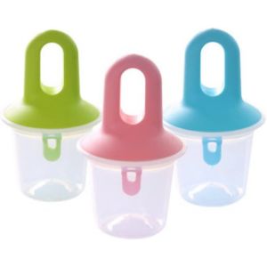 Moules À Glace, Moules À Crème Glacée, Moules Congelés, Moules À Glace Réutilisables Faciles, Machine À Glace Pour Enfants, 3 Pièces - Neuf
