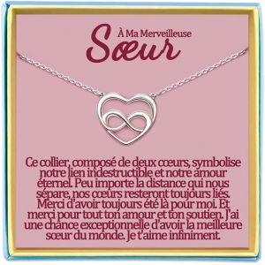 Belle Fille Collier Maman Cadeau Soeur De Coeur Meilleure Amie Mamie Tata Niece Marraine Demande Filleule Cousine Copine Atsem Aesh Nounou Maitresse Institutrice Maternelle Bijou Idee Noel - Neuf