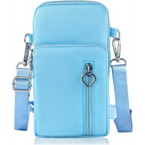 TIANYI-Sac à bandoulière pour femme, pochette étanche pour téléphone, sac à fermeture éclair, petit sac à main à bandoulière pour iPhone 15 Pro Max/15/14/13/12/11, Samsung Galaxy S23 S22 ou téléphone - Neuf