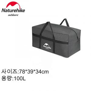 Natureifa-Sacs De Rangement Pliants De Grande Capacité,Sac De Transport,Accessoires De Camping,Sac De Voyage Pour Les Activités De Plein Air En Famille, - Type 100l Dark Grey #A - Neuf
