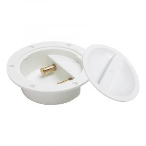 Blanc / Noir Agitation Électrique Pêche Bateau Étanche Jonction Boîte Base D'alimentation Base De Moulinet Électrique Pour La Pêche En Mer - Neuf