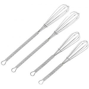 Mini Fouets De Cuisine En Fil Métallique - Chacun De 2 Pièces 5 Pouces Et 7 Pouces - Neuf