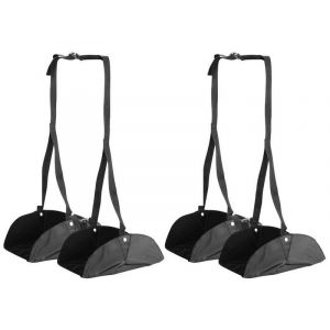 Hamac de voyage r&eacute;glable pour les pieds &iquest; Repose-pieds portable pour les voyages en avion et en train - Neuf