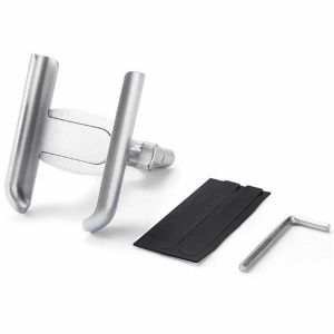 Support De T&eacute;l&eacute;phone Pour R&eacute;troviseur De Moto En Alliage D'aluminium - Largeur R&eacute;glable 60-90 Mm - Neuf