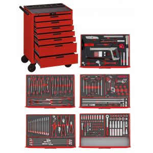Servante d'outils professionnelle 7 tiroirs 240 pcs Teng Tools TCEMM240N - Neuf