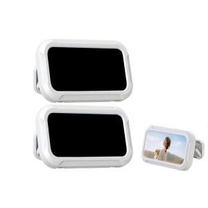 Lot de 2 supports de t&eacute;l&eacute;phone &eacute;tanches pour salle de bain et douche, fixation murale universelle, compatibles avec les &eacute;crans tactiles - Neuf