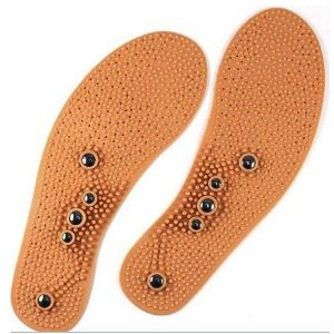Semelle (1 Paire) Ergonomique (Avec Voute Plantaire) - Massante (Massage Chinois) - Détoxifiante (Pastilles Magnétiques / Aimants Sur Points D'acupuncture) - Relaxante - Thermo-Régulatrice - - Neuf