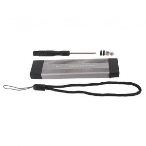 Bo&icirc;tier SSD M.2 NVMe PCIe Bo&icirc;tier HDD portable en alliage d'aluminium USB3.2 Gen2 Type C - Neuf