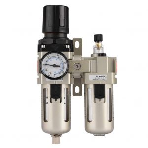 Checarzhn--No1-Séparateur D'eau À Air Comprimé 3/8, Régulateur D'air Comprimé Automatique Séparateur D'eau Et D'huile Réducteur De Pression Pneumatique À Air Comprimé, Pour Compresseur D'air - Neuf