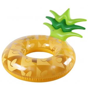 Matelas Gonflable Ananas, Chaise Flottante Gonflable - 12 Cm - Neuf