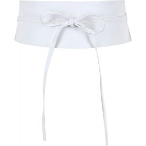 CAUC-Ceinture femme, large ceinture portefeuille Obi avec la&ccedil;age - Neuf