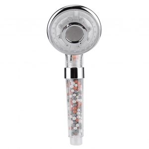 HJLIAN Pommeau de douche a LED a ions negatifs, douchette a main pressurisee a economie d'eau, fournitures de salle de bain - Neuf