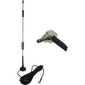 CRC9 Antenne omnidirectionnelle,Haute Portée 12DBI GSM Gain élevé 4G LTE WiFi Signal Booster Amplifier Modem Câble d'antenne avec Socle magnétique,3M (Antenna CRC9) - Neuf