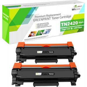 Senior-Tn-2420 Tn2420 Cartouche De Toner Compatible 3000 Pages Pour Brother Mfc-L2710Dw L2710Dn L2730Dw L2750Dw Dcp-L2510Dn L2530Dw Hl-L2350Dw L2310D L2370Dn L2375Dw L2370Dn (2 * Noirs, Haut Rend[L1016] - Neuf