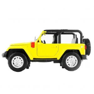 VB32333 1:32 Highly Simulation Electric Car Model Toy for Children with Light Sound (Yellow) - Neuf