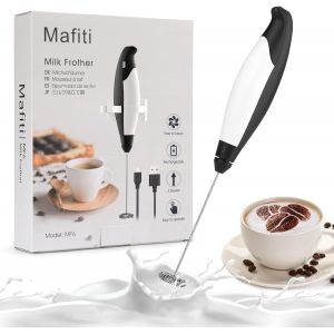 LETNERNY-Mousseur À Lait Électrique, Rechargable, Facile À Nettoyer Et À Ranger Pour Le Café, Le Chocolat Chaud, Le Lait En Mousse,Les Blanc D?ufs En Mousse - Neuf