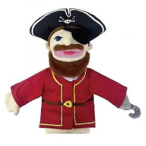 Marionnette &agrave; main en peluche douce, marionnettes amusantes, jouet professionnel, offre de 50 %-pirate - Neuf