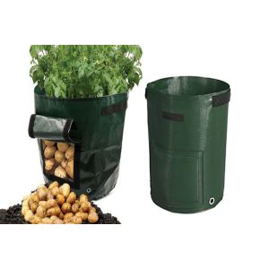 Sac de plantation de pommes de terre r&eacute;sistant, avec poign&eacute;es et drainage pour une r&eacute;colte et une croissance des plants facilit&eacute;es - Neuf