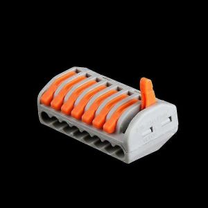 Connecteur électrique 10pcs,bornes électriques 222-418,bornes de connexion avec levier de commande 8 - Neuf