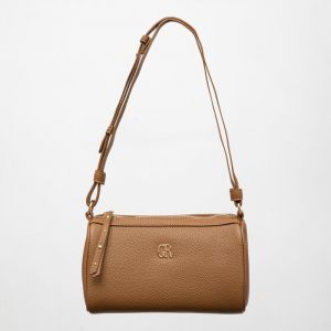 Sac similicuir grain&eacute; tya avec logo dor&eacute; 22,5x9,5x13,5 cm Femme GEORGES RECH - Neuf
