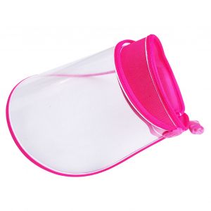 Chapeau De Protection Solaire Réglable, Anti-Uv, Anti-Poussière, Design Léger, Chapeau D'été À Large Bord Pour Un Usage Quotidien-Rose Rouge - Neuf
