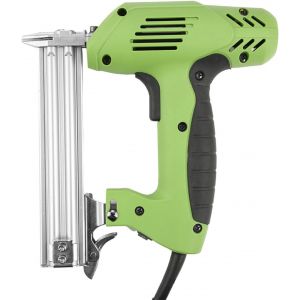lbgwp60-Pistolet À Clous Électrique, Cloueuse Professionnelle 1800W Agrafeuse Ergonomique Avec Capacité De 100 Clous, Agrafeuse Électrique Compacte Pour Le Bricolage, Le Travail Du Bois - Neuf