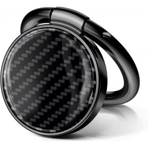 Anneau de Support pour t&eacute;l&eacute;phone Portable, b&eacute;quille en m&eacute;tal pour Support magn&eacute;tique de Voiture Compatible avec iPhone 17/16/15/14/13/12 Series & Galaxy S25/S24 Ultra et Autres - Neuf