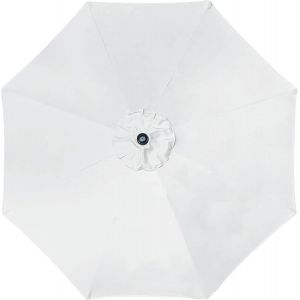 Ulteronixshop-Toile Parasol 8 Baleines 3m. Toile De Parasol D&eacute;port&eacute; 8 Baleines 3m. Rechange Pour Parasol, Tissu R&eacute;sistant Et &Eacute;pais Pour Jardin Et Ext&eacute;rieur - Neuf