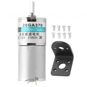 XYONG Moteur a engrenages CC Micro basse vitesse CW CCW Support a aimant permanent Controle sportif 12 V XD25GA370 (30 tr/min) - Neuf