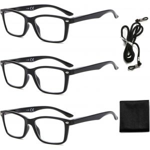 Lunettes De Lecture, Lunettes De Pour Ordinateur Aide Visuelle Soins Oculaires Lunettes Aide À La Lecture Pour Femmes Hommes De Lunettes 3.5 Bm151 - Neuf
