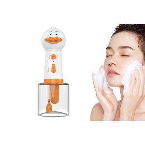 Distributeur de savon moussant &eacute;lectrique pour animaux et nettoyage de la maison - Forme de canard jaune - Neuf