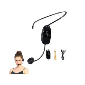 Casque-micro sans fil 2,4 GHz rechargeable par USB avec r&eacute;cepteur - Neuf