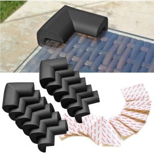 Empêchez Les Enfants De Se Cogner Avec Les Protections D'angle De Table En Mousse (12 Pièces, Noir) - Neuf
