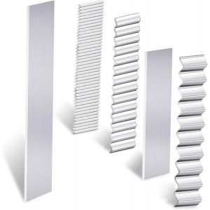 Mevronisshop-5 Emporte-Pi&egrave;ces En P&acirc;te Polym&egrave;re, Argile Trancheuse Lame Argile Polym&egrave;re Argile Cutter Ensemble Flexible Polym&egrave;re Argile Cutter Argile Outils De Coupe Pour Argile Diy Fa&ccedil;onnage Mod&eacute;lisa - Neuf