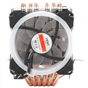 Ventilateur de processeur Lan Shuo 6 tubes 3RGB 4 broches silencieux pour Intel 775 1150 1151 1155 1156 1366 - Neuf