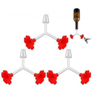 Colibri Chargeur de Pièces de Rechange, 3Piece DoubleHeaded Fenêtre Comibri Chargeur, NonDrip Pour Jardin, Balcon, Patio - Neuf