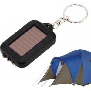 Petite Lampe De Poche Porte-Cl&eacute;s, Lampe Porte-Cl&eacute;s - Lumi&egrave;re De Lanterne Solaire De Poche, Torche Compacte Portable Pour Chambre &Agrave; Coucher, Soir&eacute;e, P&ecirc;che, Camping, Activit&eacute;s De Plein Air - Neuf