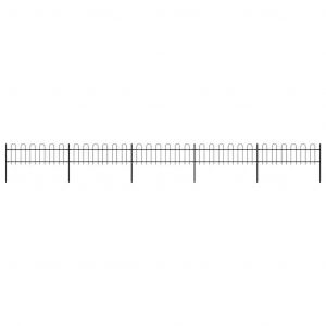 Prolenta Premium - Cl&ocirc;ture De Jardin Avec Arceau En Acier 892,5 X 60 Cm Noir - Neuf