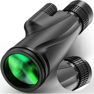 BLAZEFLUX-Monoculaire 80x100 haute puissance trepied smartphone, ideal observation oiseaux, vision large BAK4 et lentille FMC - Neuf
