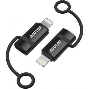 KALANKA-[Certifié Apple MFi Adaptateur USB C vers Lightning 36W pour Une Charge Rapide Compatible avec iPhone, iPad - [2 Paquet, Noir] - Neuf