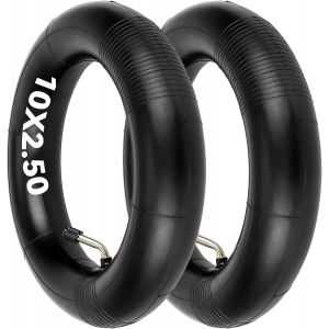 Inner Tube Electric Scooter 10 X 2.50, Double Thickness, 45° Angled Valve, 10 Inch Tyre Inner Tube 60/70-6.5 For Ninebot Max G30 G30p G30lp/Kugoo M4 M4pro/Soflow So4 - Neuf