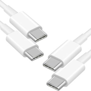 Kal-C&acirc;ble De Charge Rapide Usb C Vers Usb C De Type C Pour Macbook Pro 2021, Ipad Air 5 Galaxy S23 S22 Ultra S21 S20 Fe A53 A14 A33 A34 Chargeur Usb-C Charge Rapide (1 M + 2 M) - Neuf