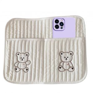 Sacs de rangement pour lit de chevet, organisateur de couches portable, sac de rangement multifonctionnel pour lits b&eacute;b&eacute; et berceaux - Neuf