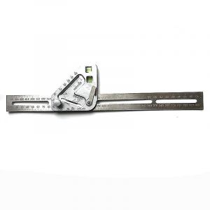 Kit d'outils de mesure multifonctionnels pour le travail du bois, argent - Neuf