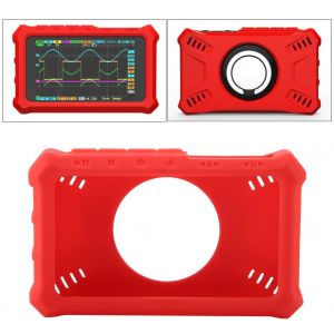 Coque de protection en silicone avec anneau de support pour mini-oscilloscope DS213 (rouge) - Neuf