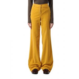Pantalon En Mélange De Coton Jaune Jacob Cohen Pour Femmes - Neuf