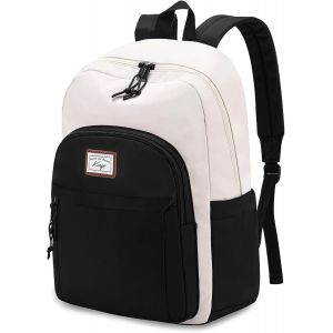 Sac à Dos Homme Femme,Grand Multi-poches Sac à Dos College 15,6 Pouces Léger Résistant à l'Eau Cartable Fille Garçon Ados Sac d'École pour Travail Voyage Affaires[T791] - Neuf