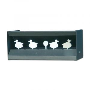 Cible De Tir Acier Chrom&eacute; Magn&eacute;tique Pellet Trap 5kg 50x22x20cm - Neuf