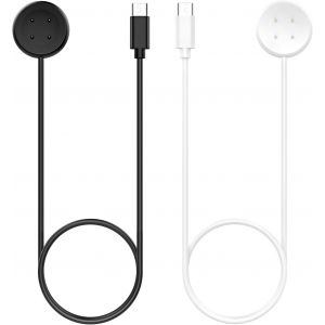 Câble De Chargeur Compatible Avec Google Pixel Watch 3/Pixel Watch2&fitbit Versa4/Versa3/Sense2/Sense/Ace Lte,2pcs 3,3 Pieds/1m Câble De Charge Magnétique À Charge Rapide Pour Pixel Watch 3.[J65] - Neuf